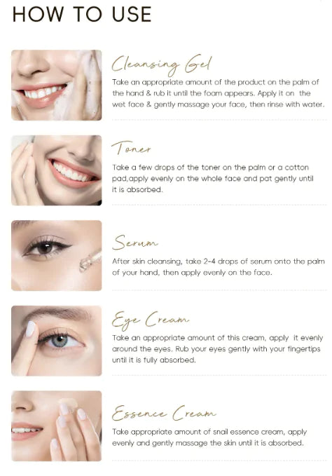 Snail Skin Care Five-piece Set